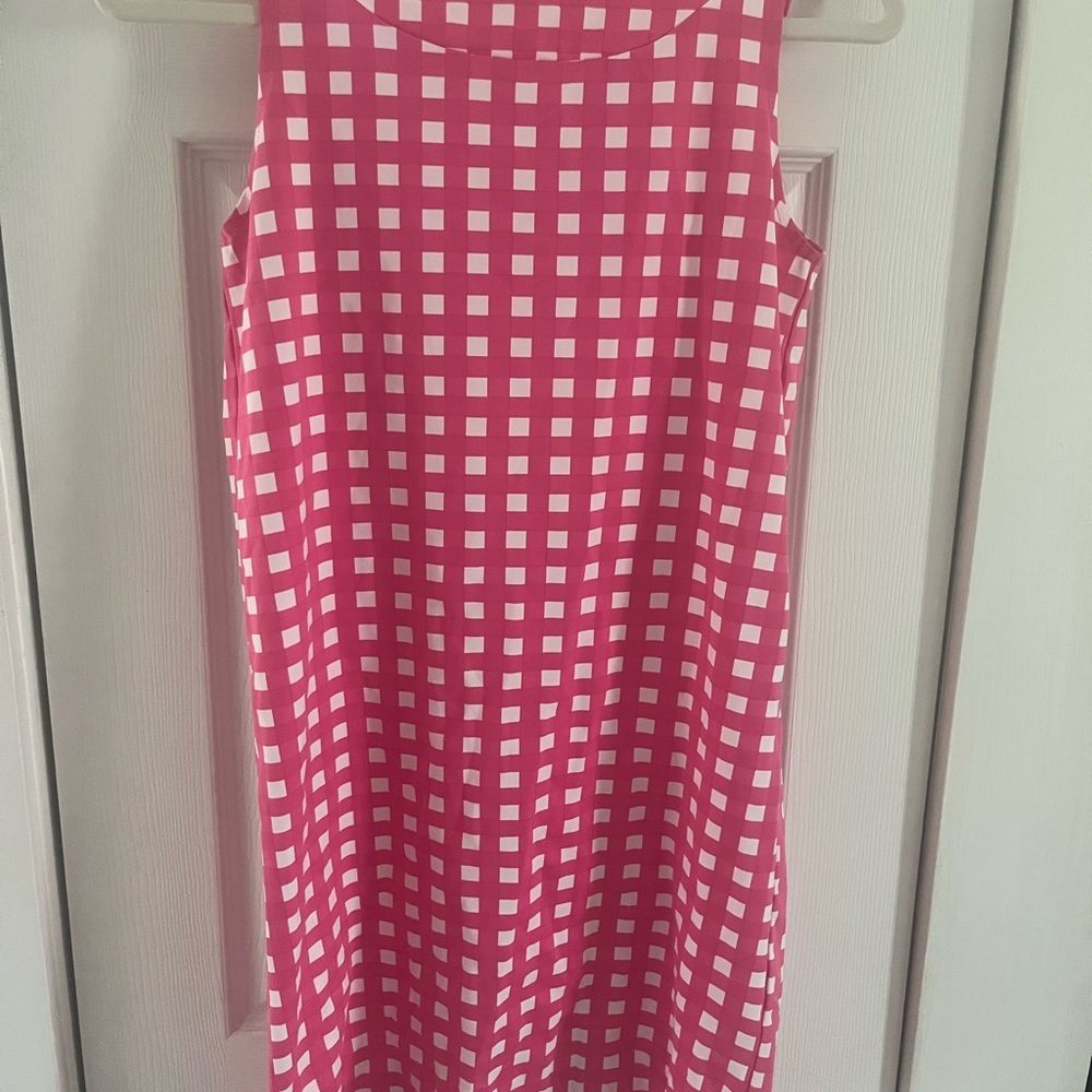 Sailor Sailor XS Dress pink  And white  Check Print adorable NWOT